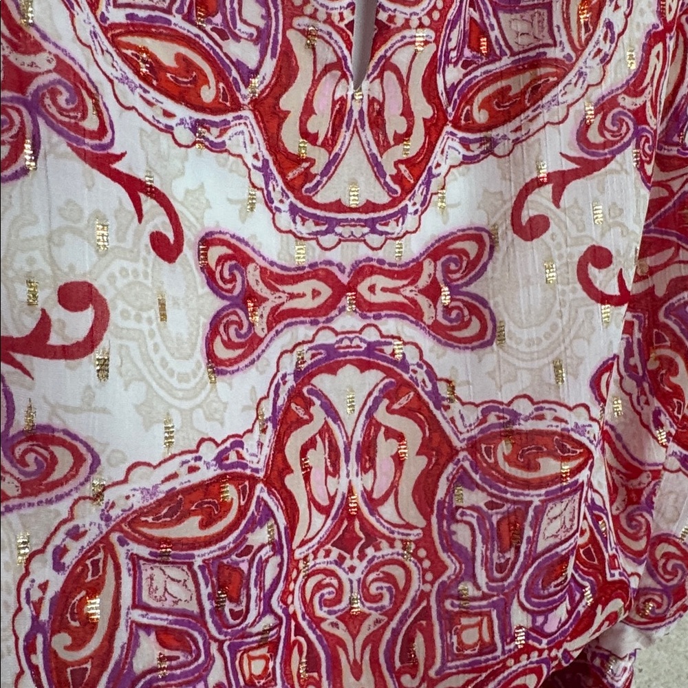 Chico's Patterned Maxi Dress - Picture 4 of 6